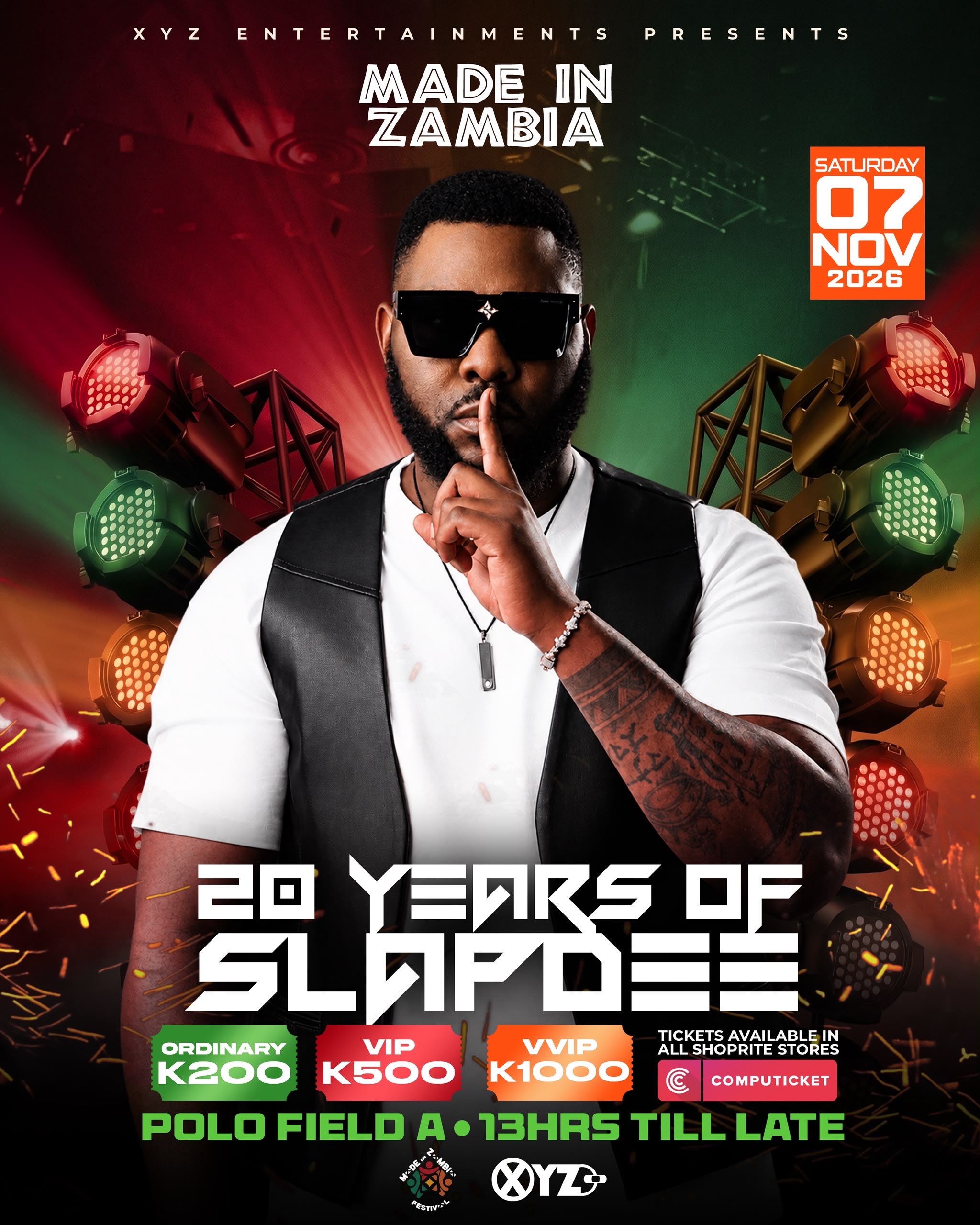 MADE IN ZAMBIA FESTIVAL: 20 YEARS OF SLAPDEE